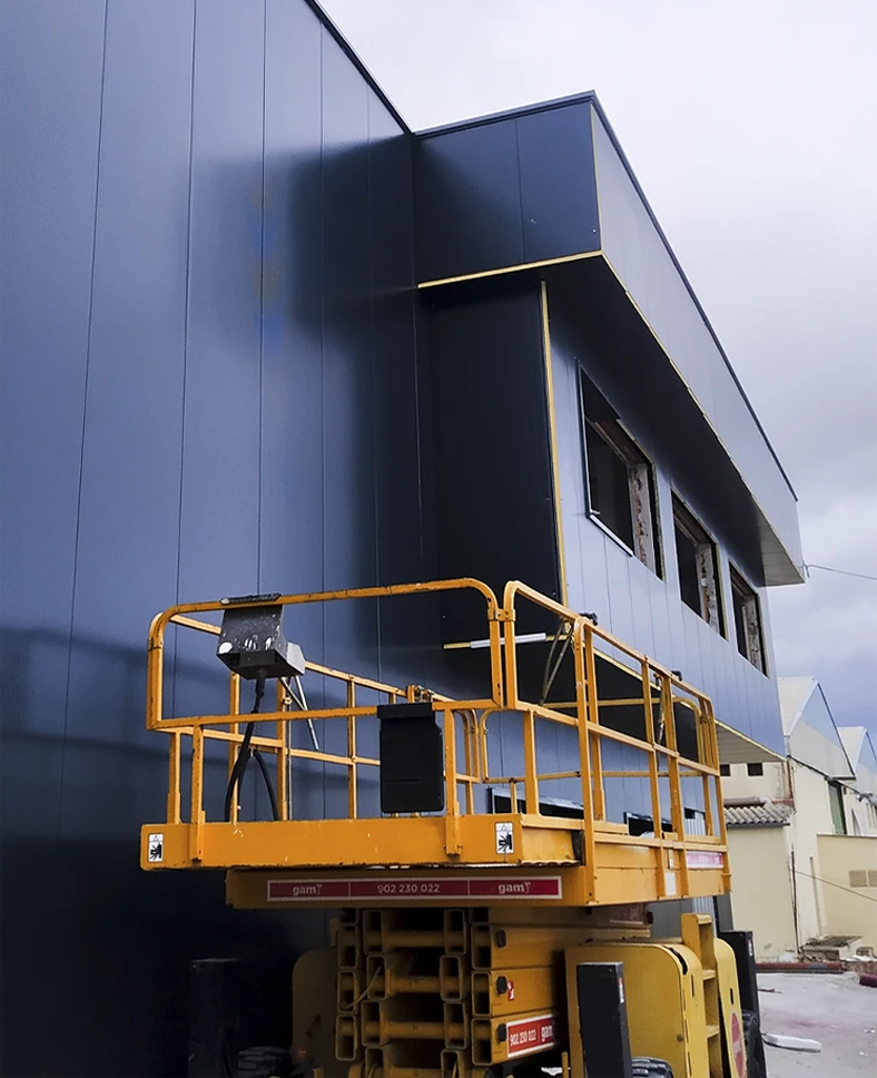 Panel Fachada en formato para movil